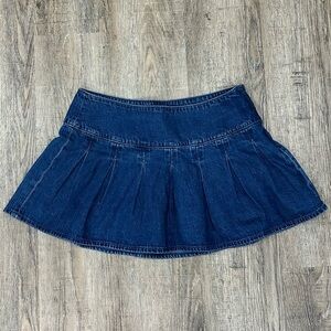 American Eagle Dark Blue Mini Skirt